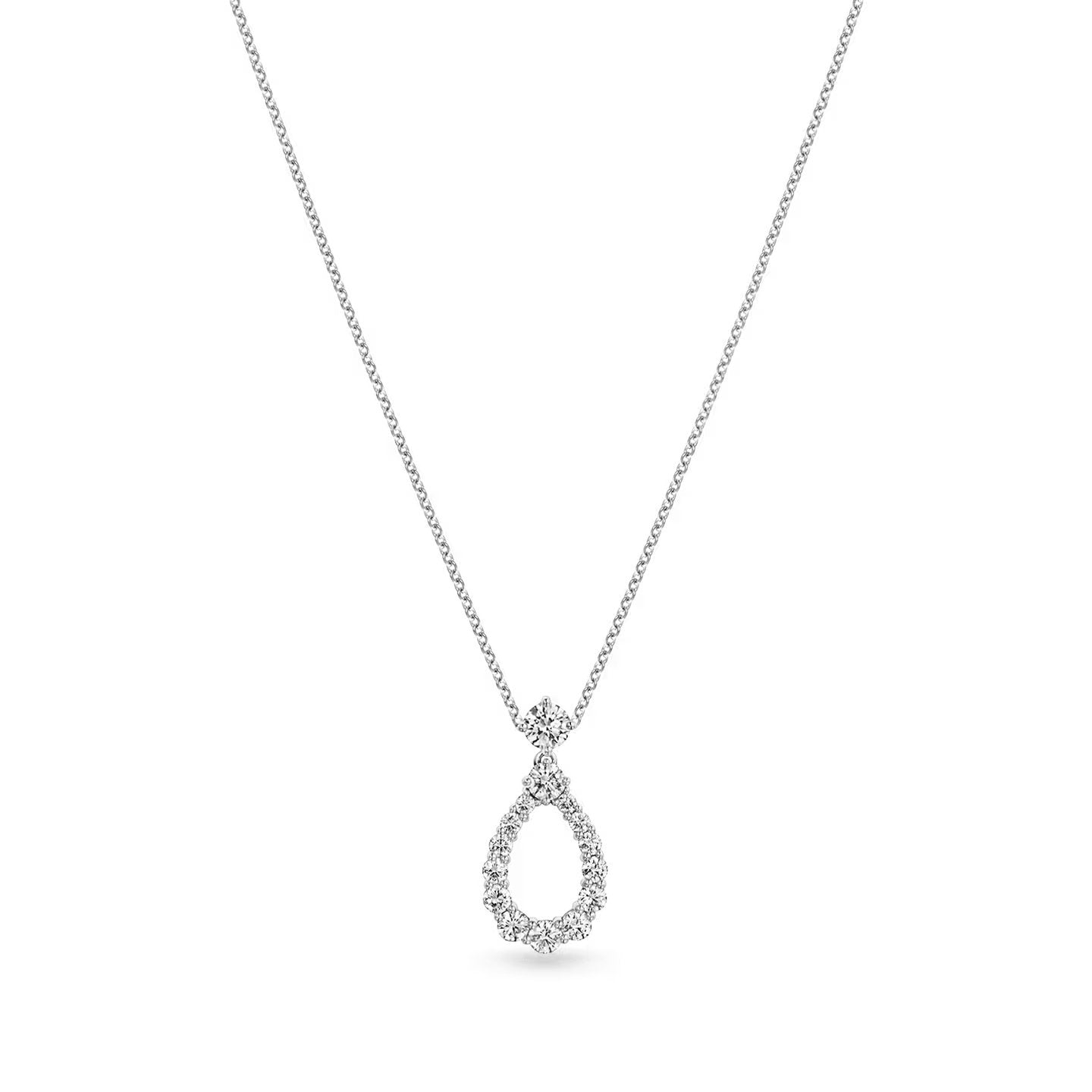 Carave Paris Diamond Loop Pendant Necklace