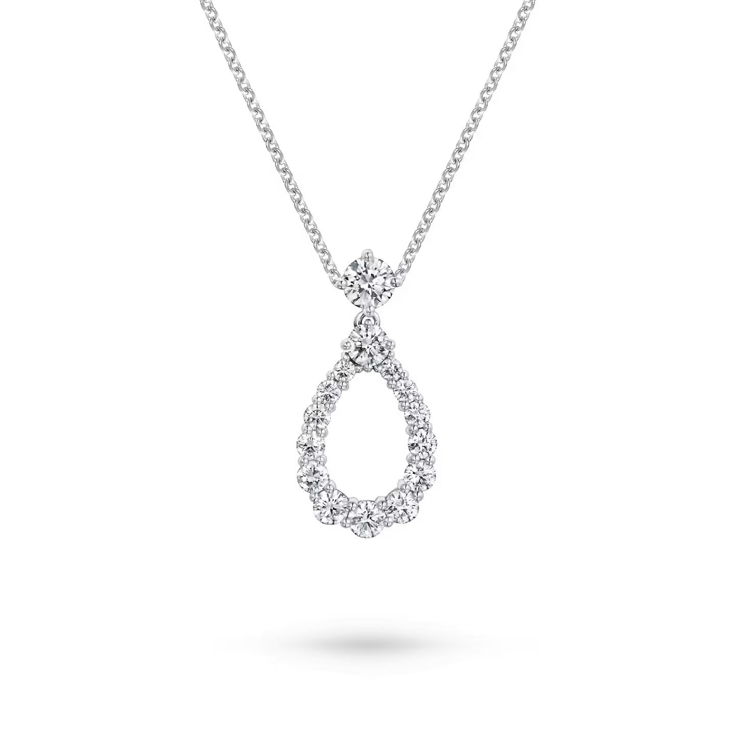 Carave Paris Diamond Loop Pendant Necklace