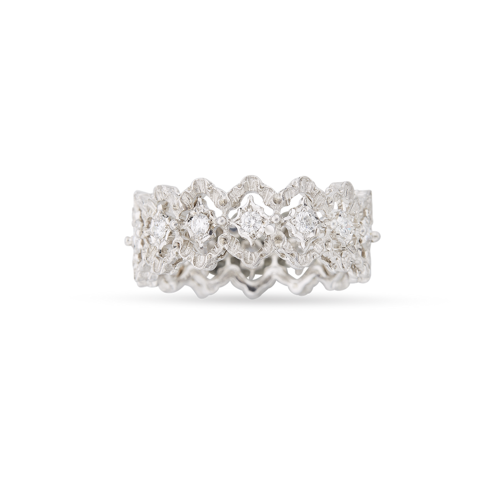 Carave Paris Diamond Openwork Eternity Cocktail Ring
