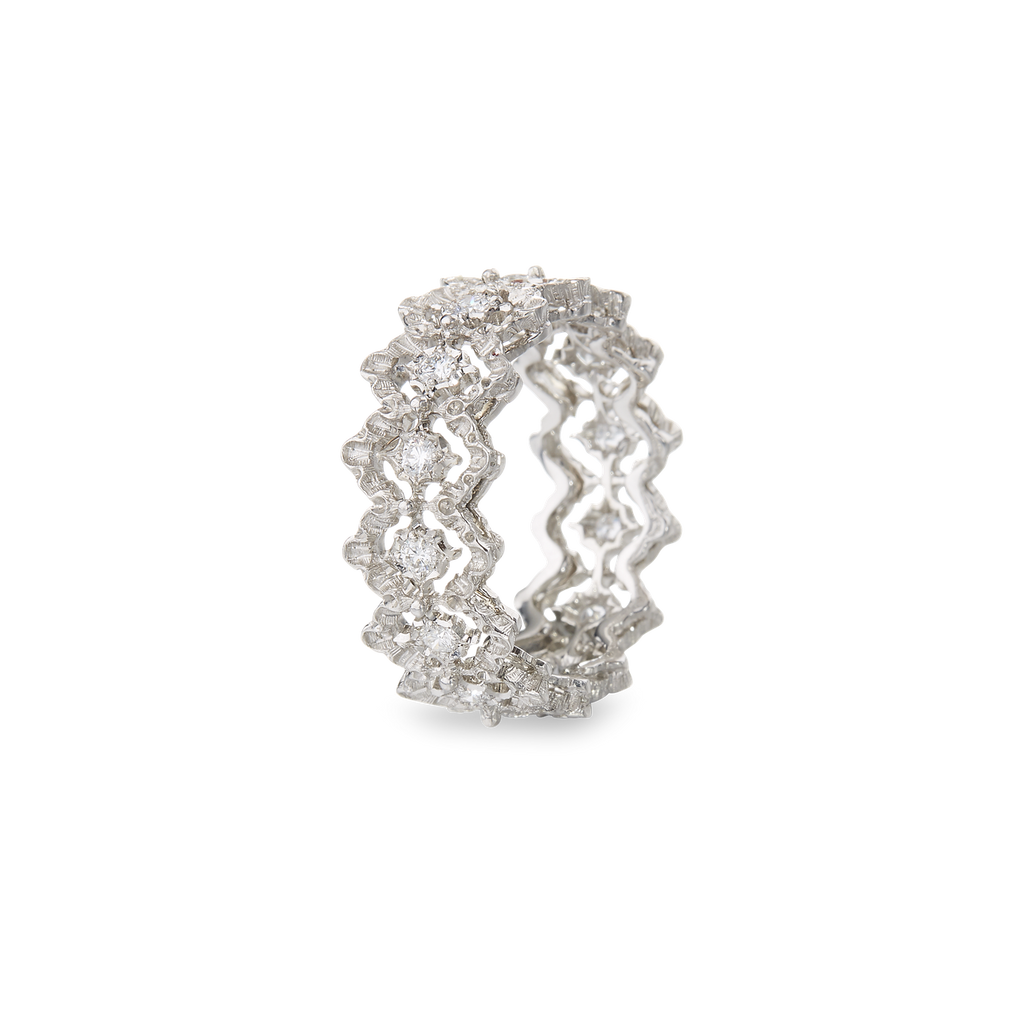 Carave Paris Diamond Openwork Eternity Cocktail Ring