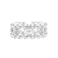Carave Paris Diamond Star Pearl Cuff Bracelet