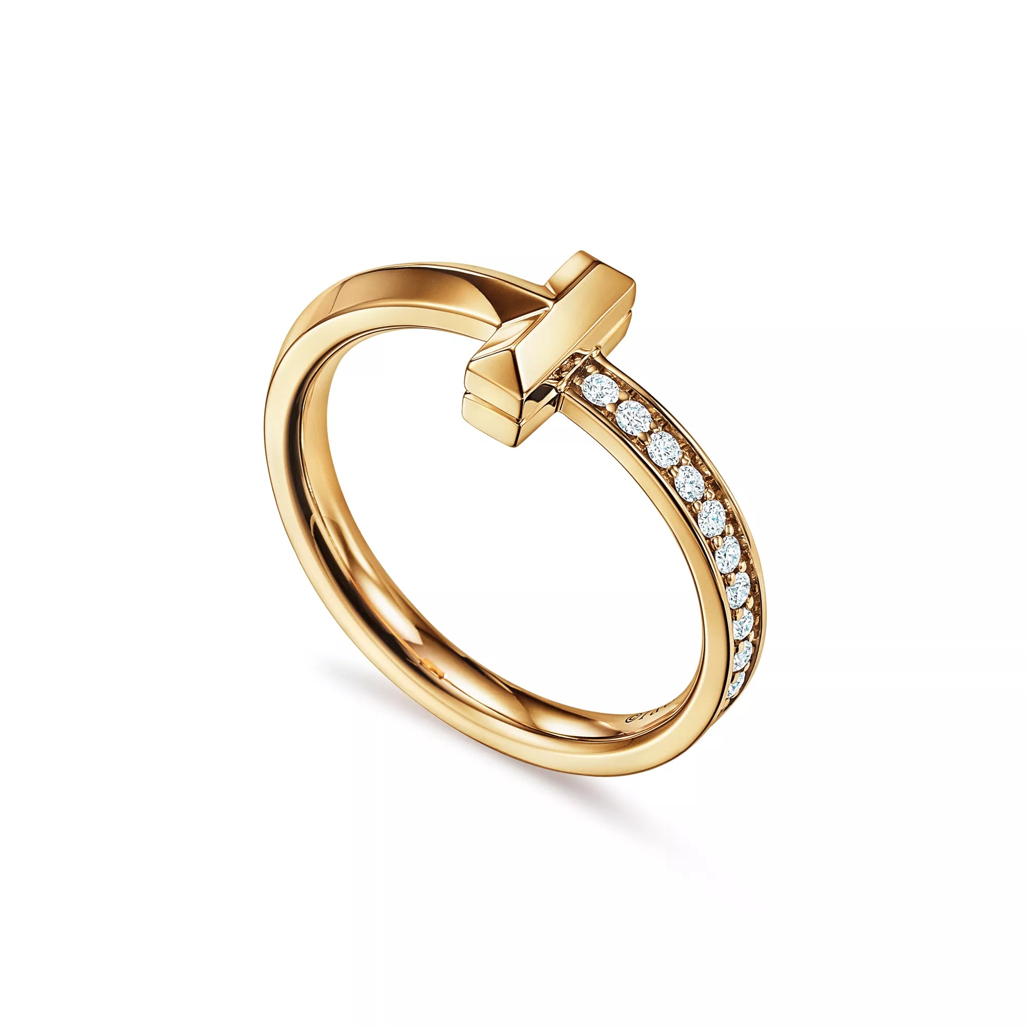 Carave Paris Diamond T Bar Ring