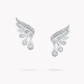 Carave Paris Diamond Wing Drop Earrings