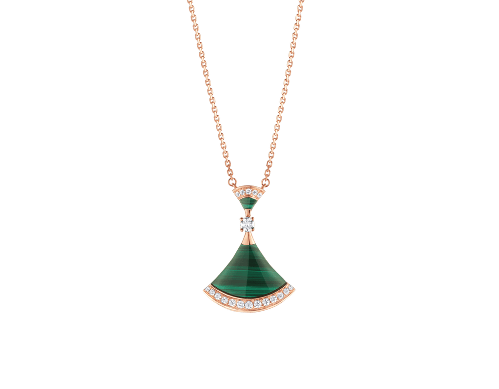 Carave Paris Diva Ruby & Diamond Pendant Necklace