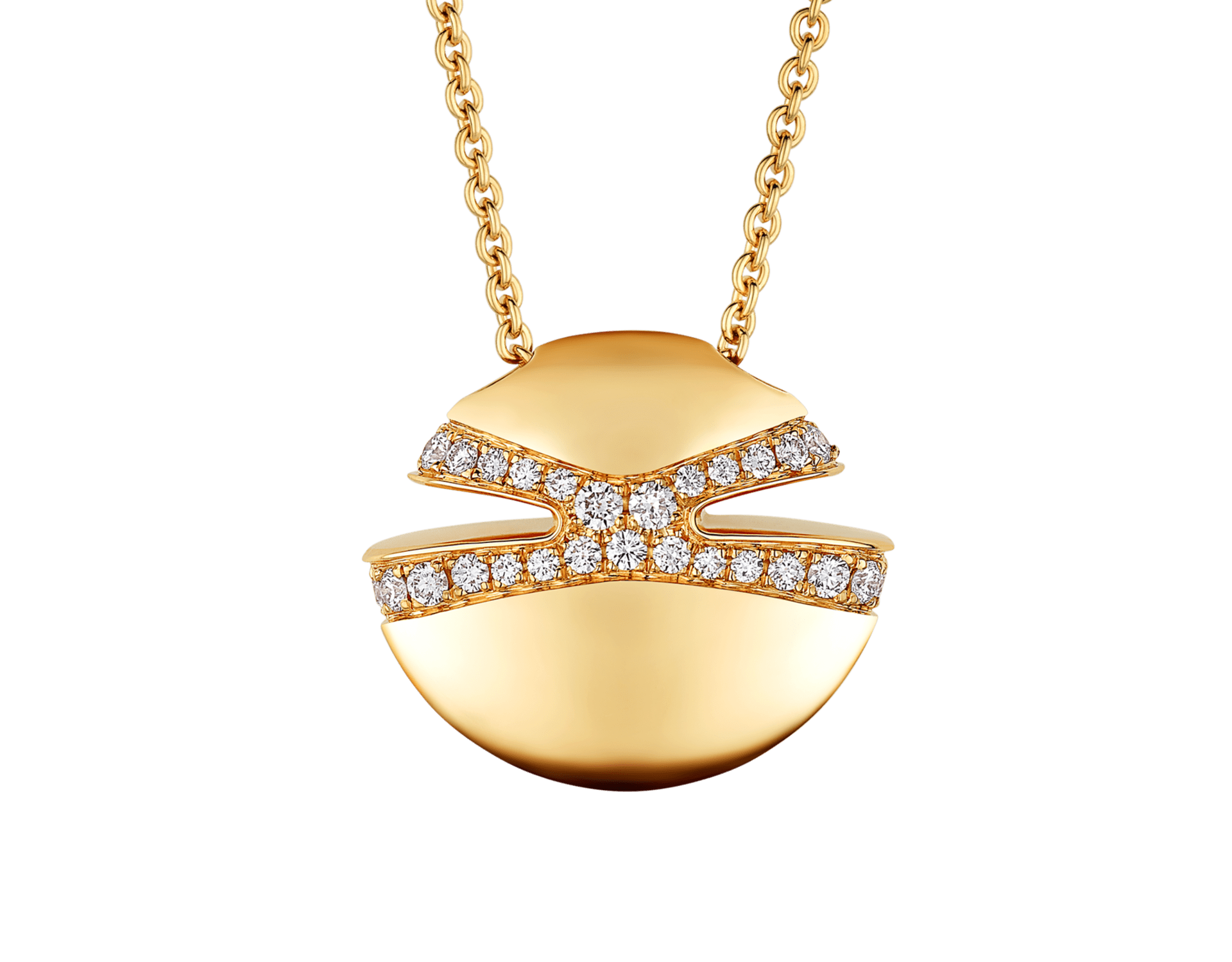Carave Paris Divina Orbit Diamond Pendant Necklace