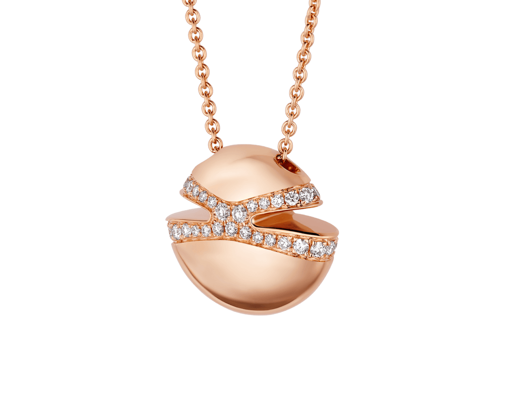 Carave Paris Divina Orbit Diamond Pendant Necklace