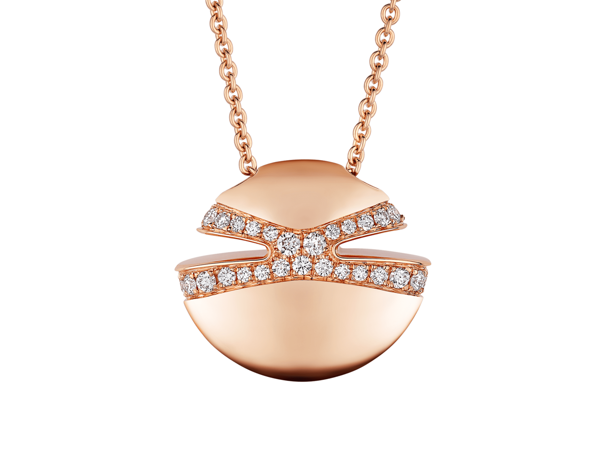 Carave Paris Divina Orbit Diamond Pendant Necklace