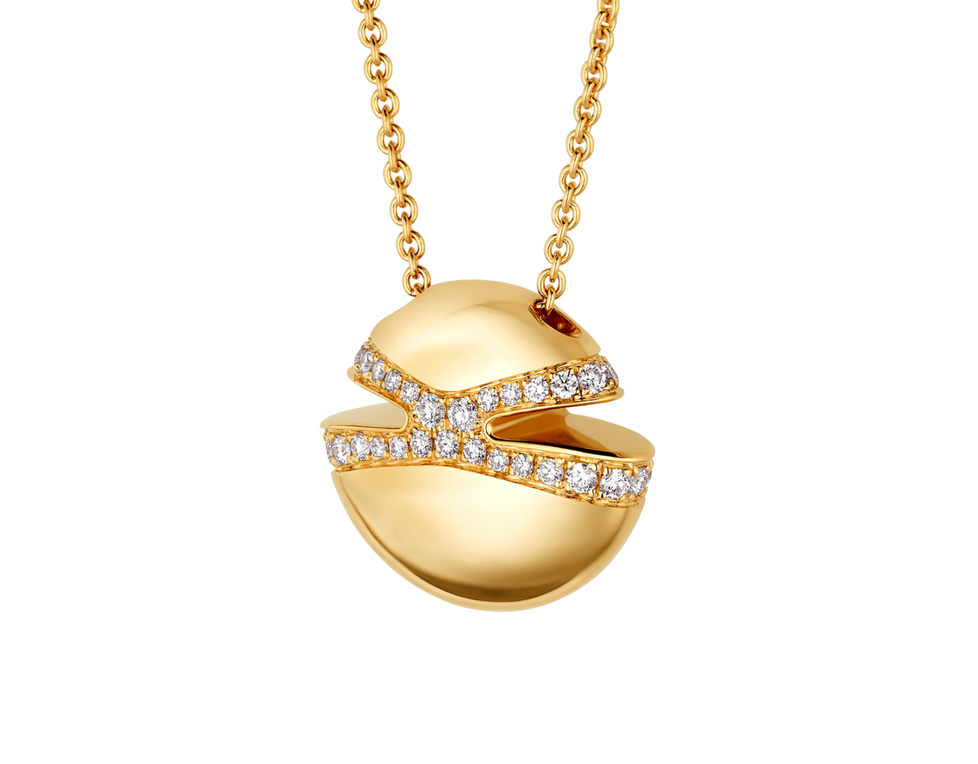 Carave Paris Divina Orbit Diamond Pendant Necklace