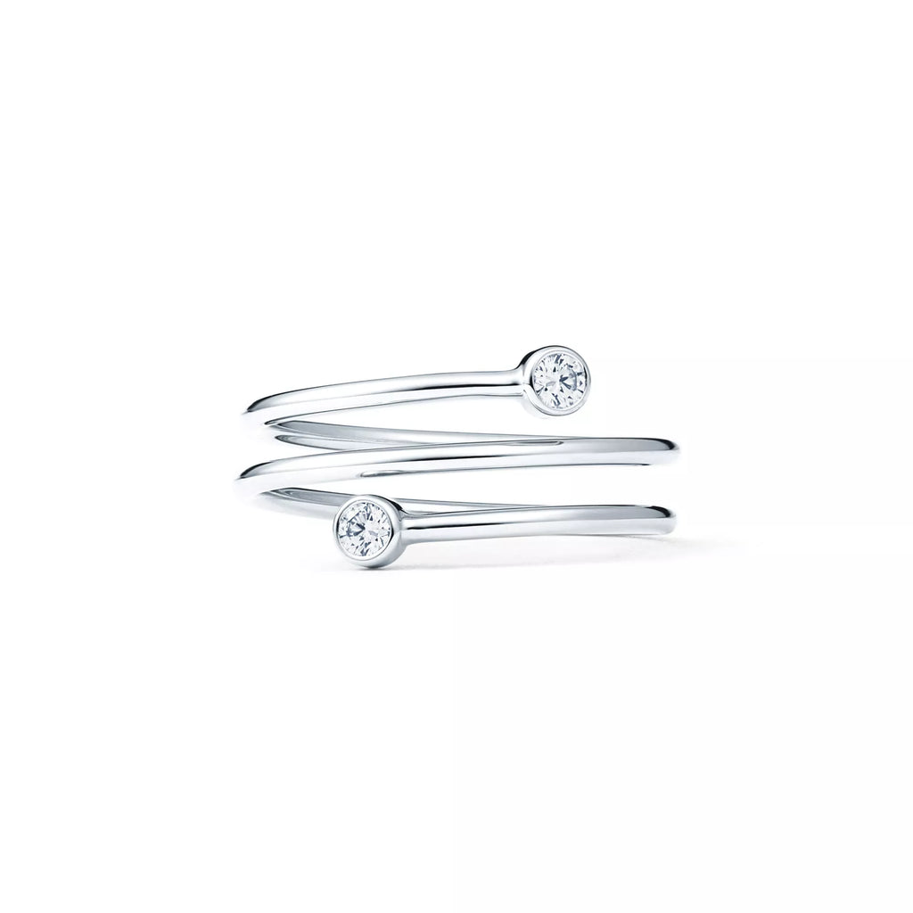 Carave Paris Double Bezel Diamond Wrap Ring