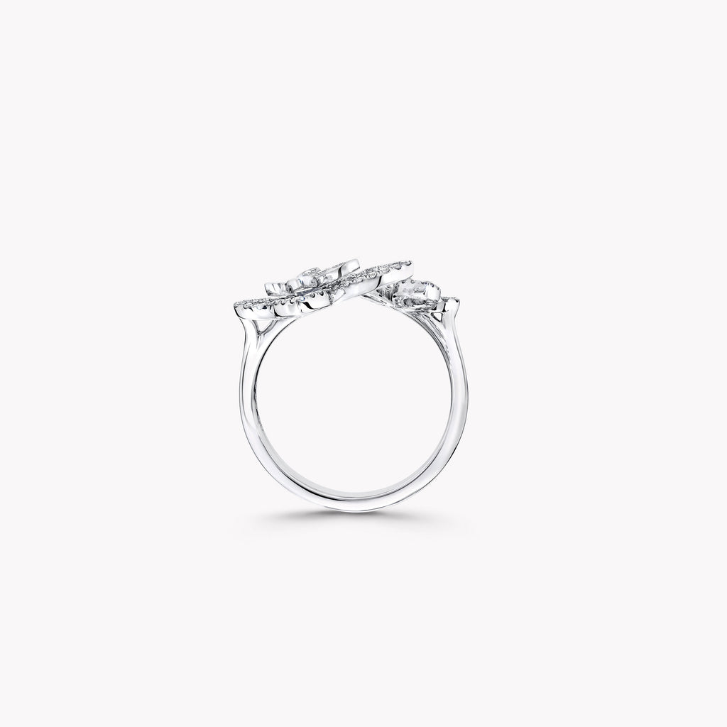 Carave Paris Double Butterfly Diamond Open Ring