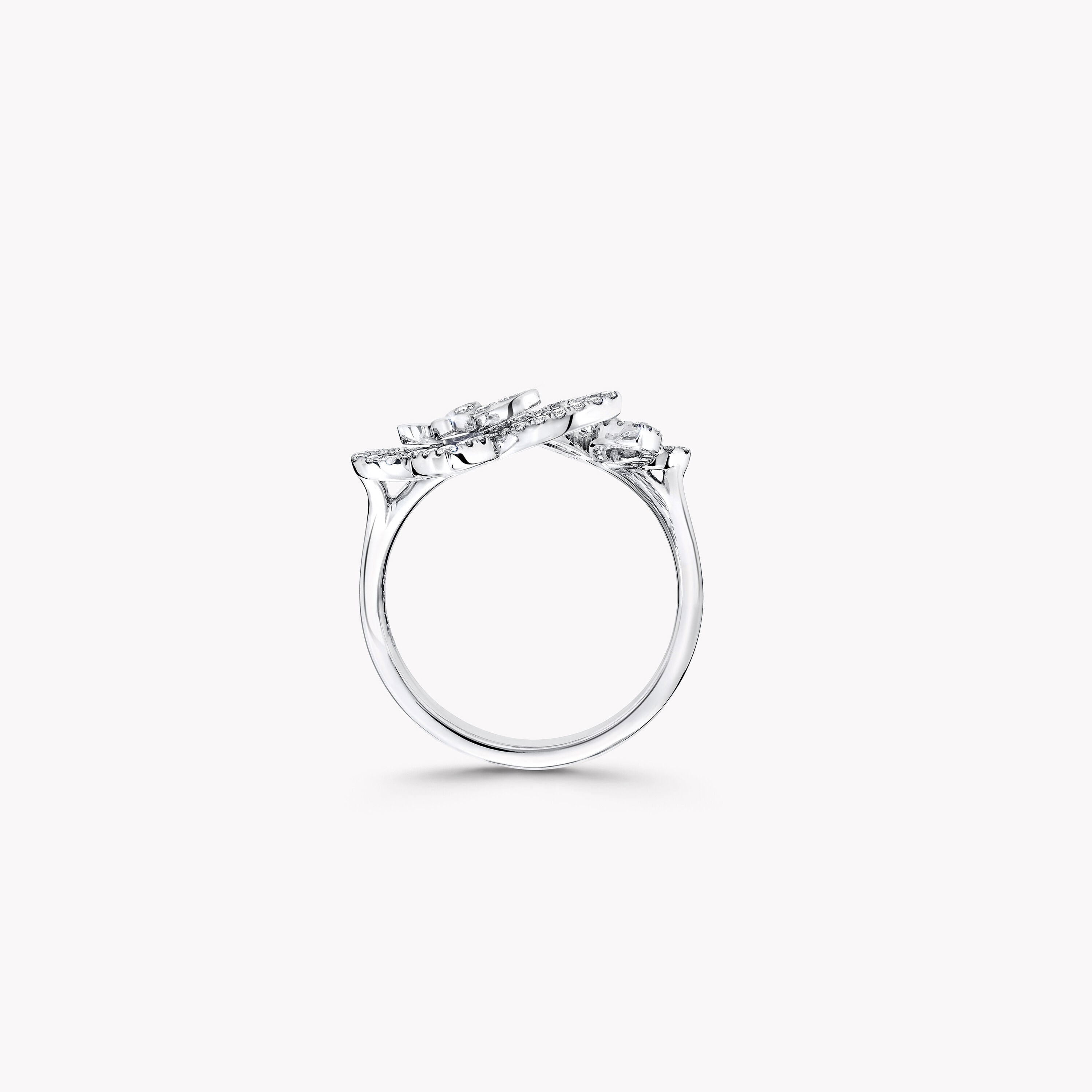 Carave Paris Double Butterfly Diamond Open Ring