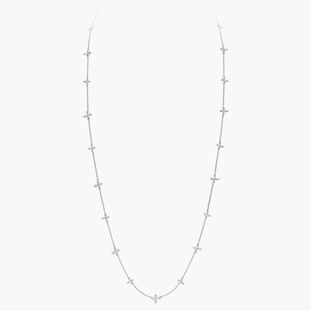 Carave Paris Double Layer Butterfly Diamond Necklace