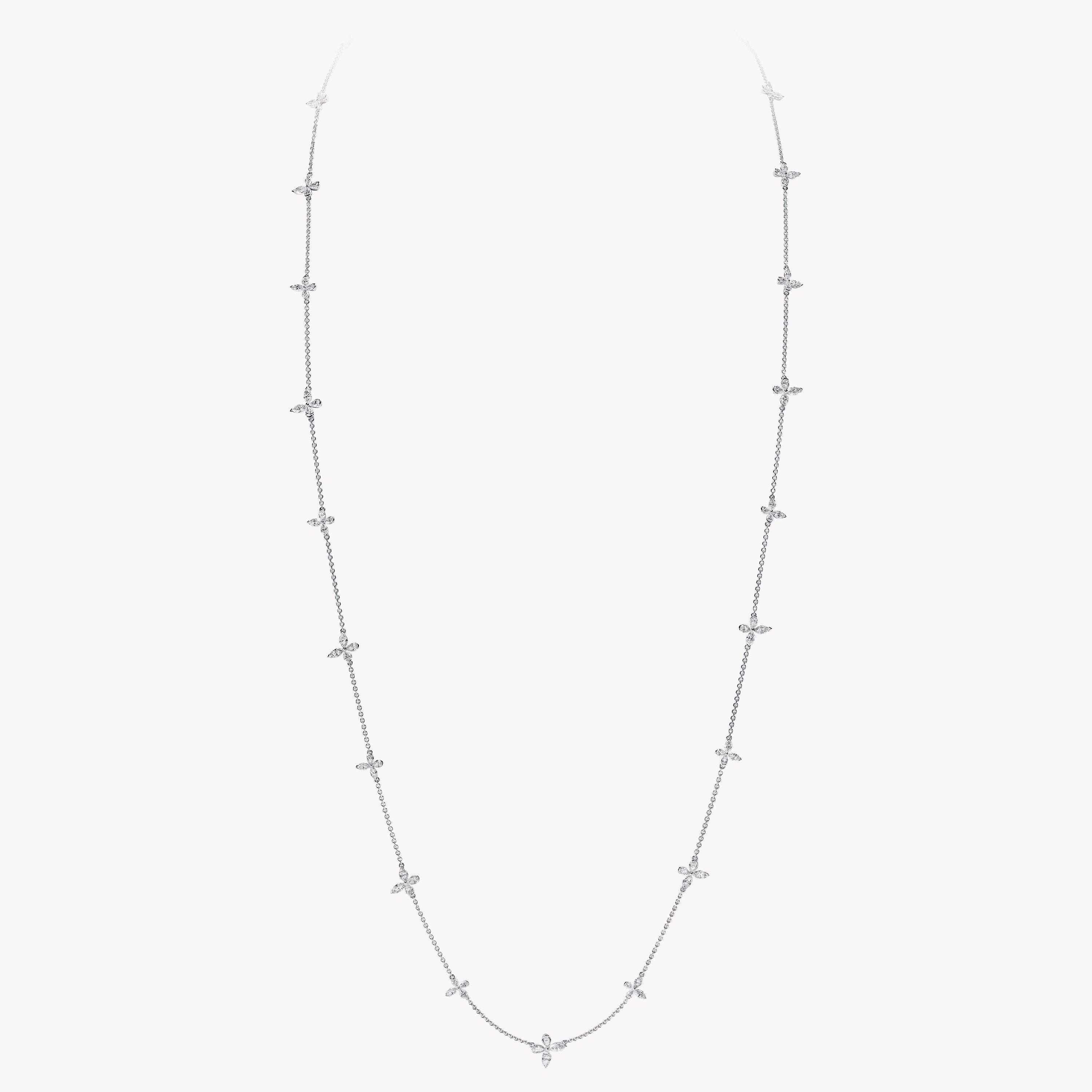 Carave Paris Double Layer Butterfly Diamond Necklace