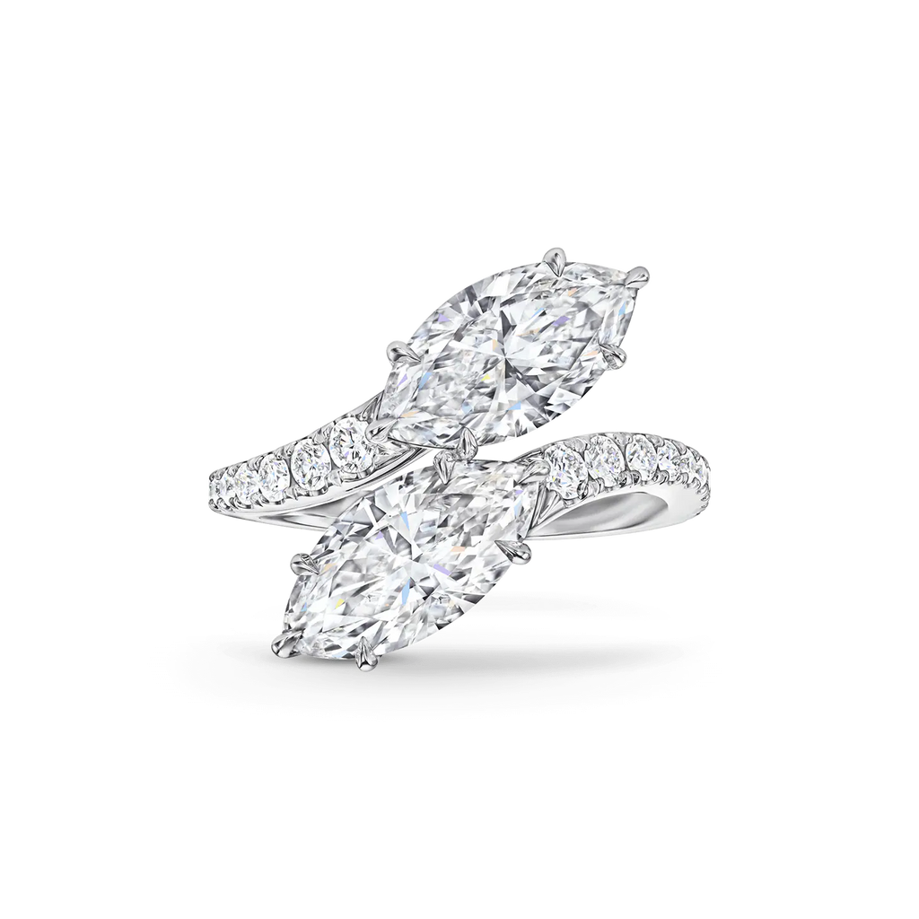 Carave Paris Double Marquise Diamond Open Ring