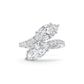 Carave Paris Double Marquise Diamond Open Ring
