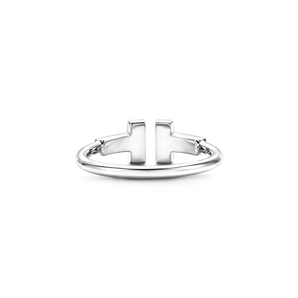 Carave Paris Double T Open Diamond Ring