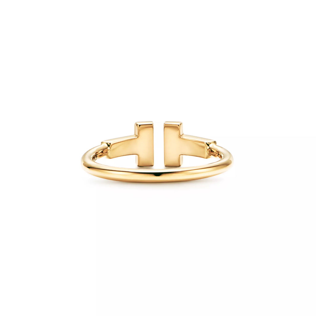 Carave Paris Double T Open Diamond Ring