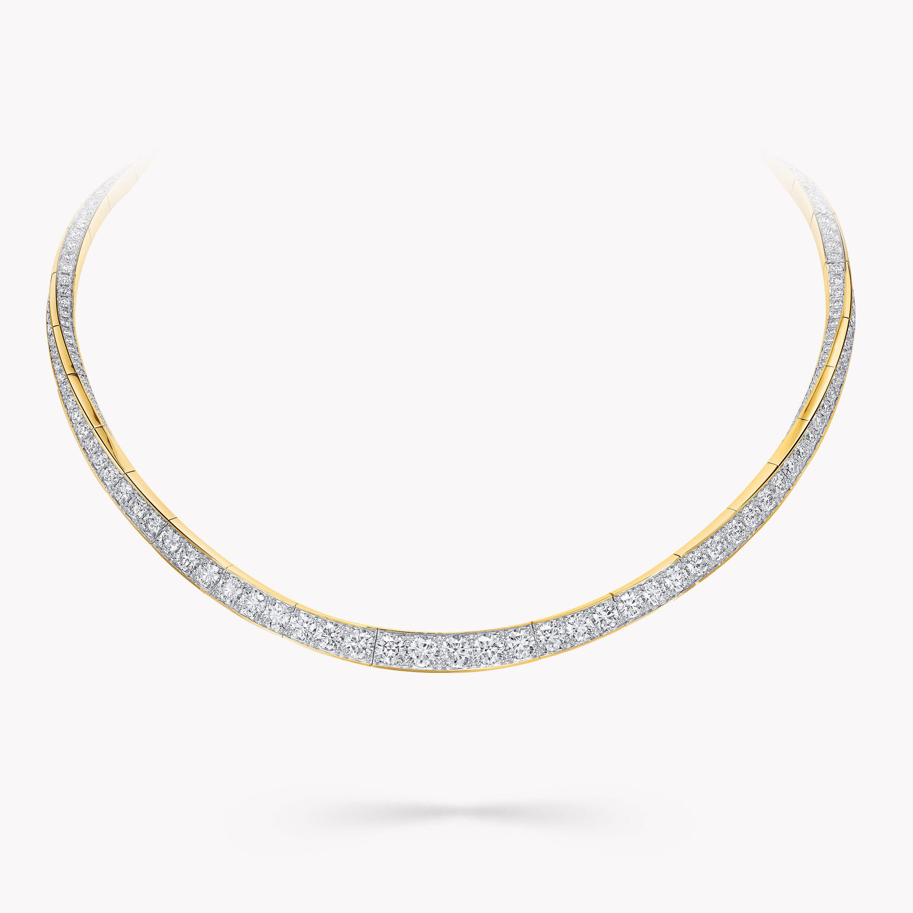 Carave Paris Dual Tone Princess Diamond Collar Necklace