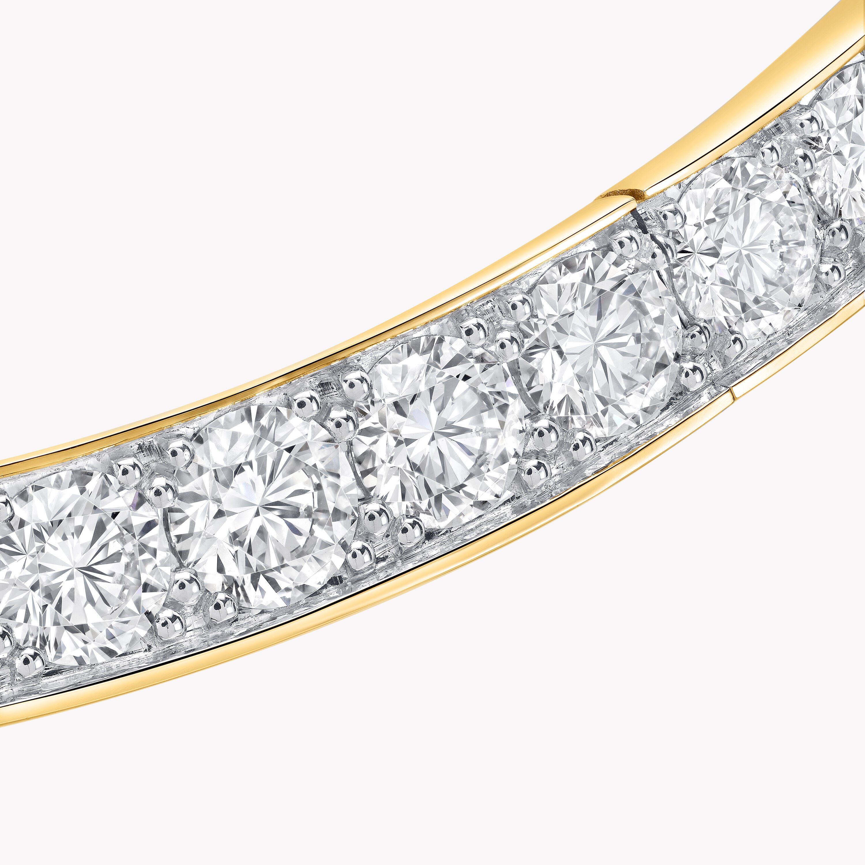 Carave Paris Dual Tone Princess Diamond Collar Necklace