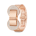Carave Paris Eclipse Diamond Cuff Watch in Rose Gold