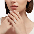 Carave Paris Emerald Cut Halo Diamond Ring