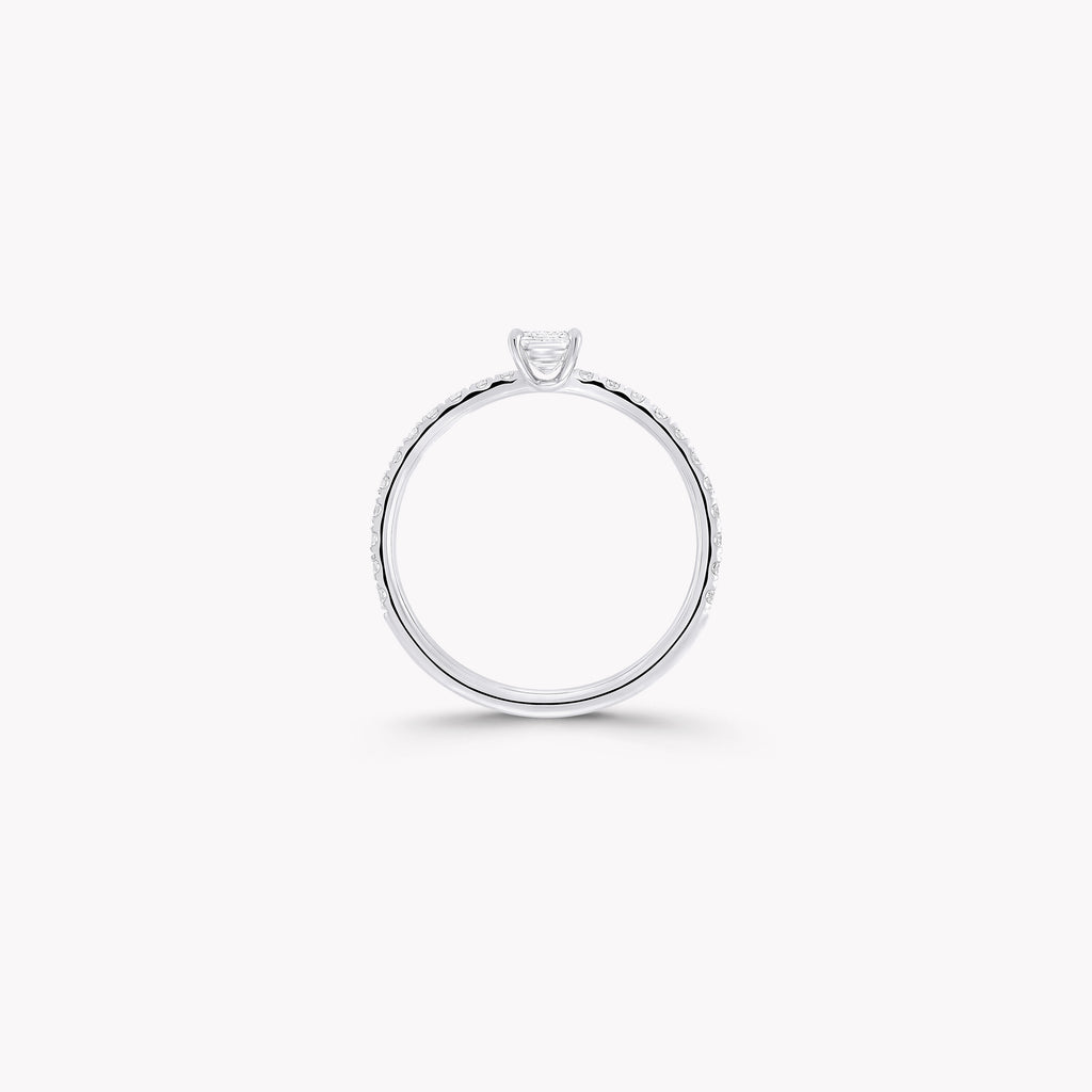 Carave Paris Emerald Cut Open Diamond Ring