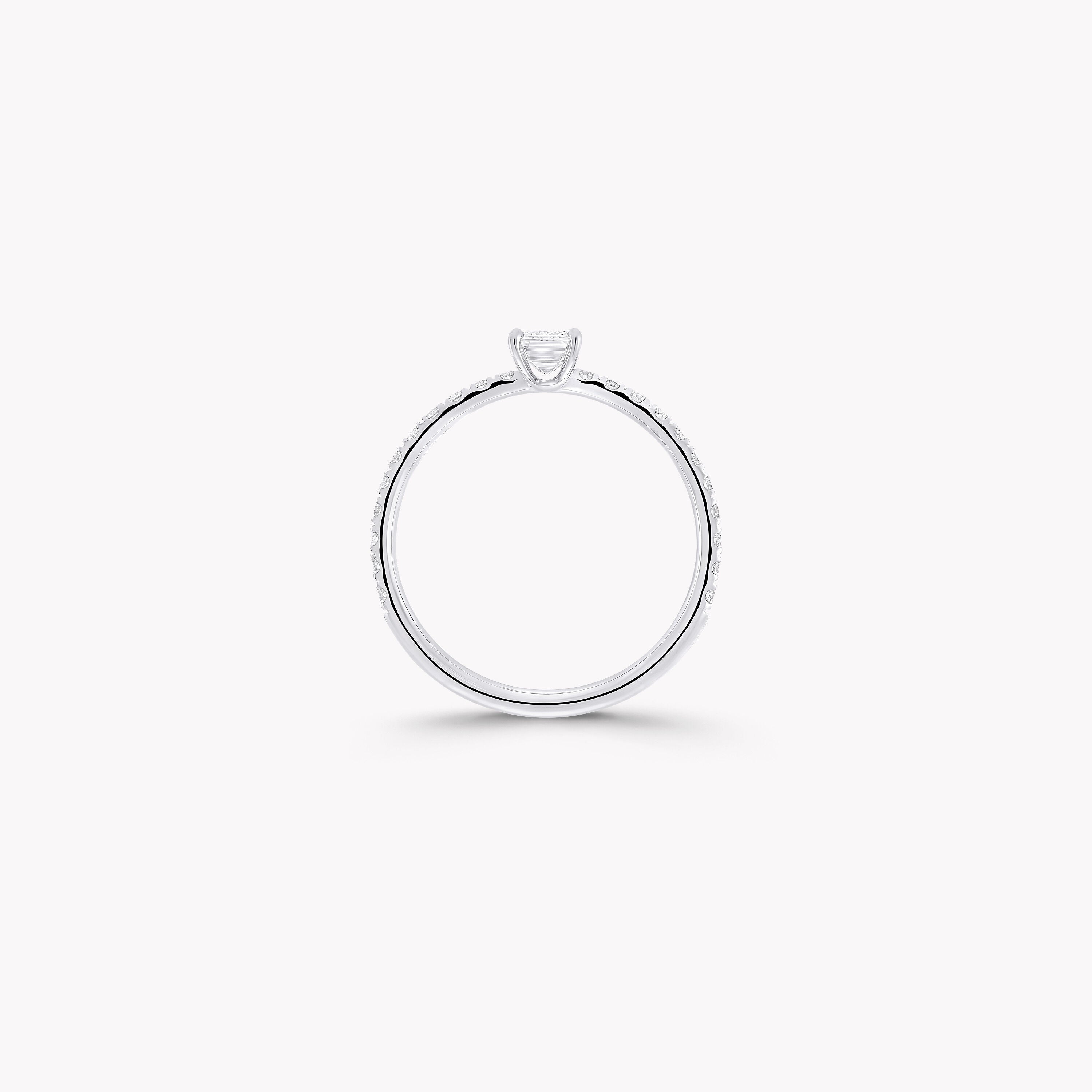 Carave Paris Emerald Cut Open Diamond Ring