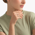 Carave Paris Emerald Cut Open Diamond Ring