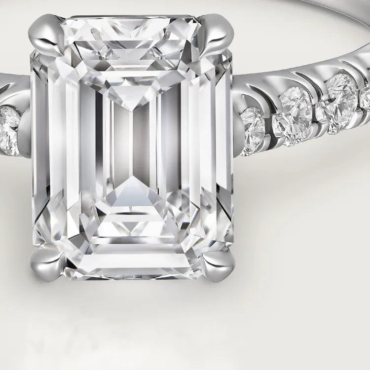 Carave Paris Emerald Cut Solitaire Ring