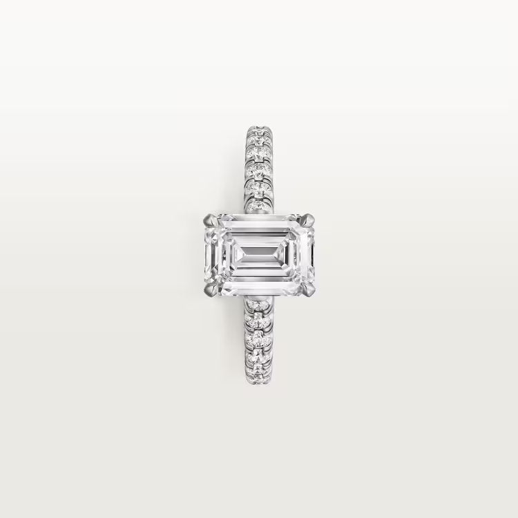 Carave Paris Emerald Cut Solitaire Ring