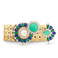 Carave Paris Emerald Sapphire Celestial Bloom High Jewelry Watch