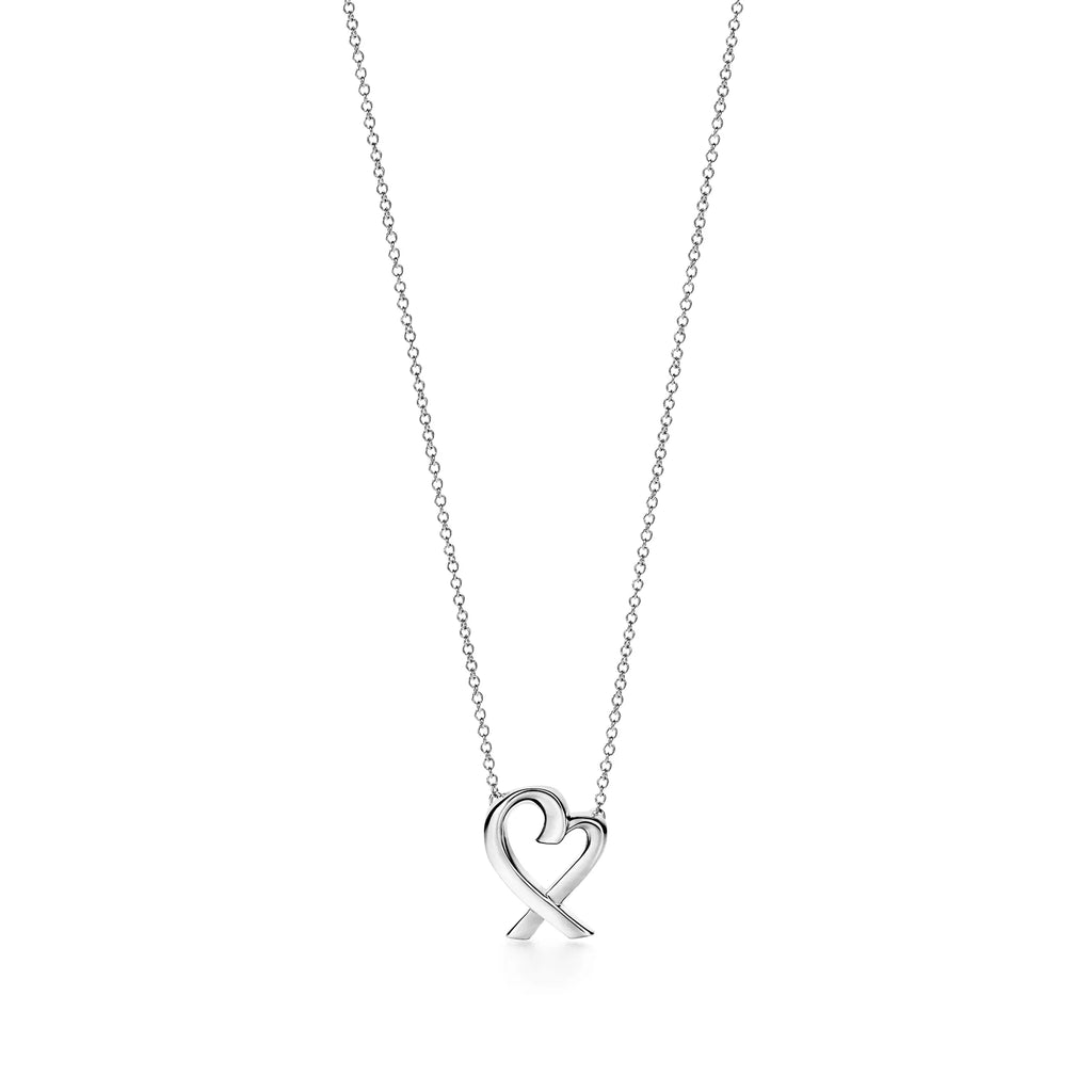 Carave Paris Endless Heart Ribbon Pendant Necklace