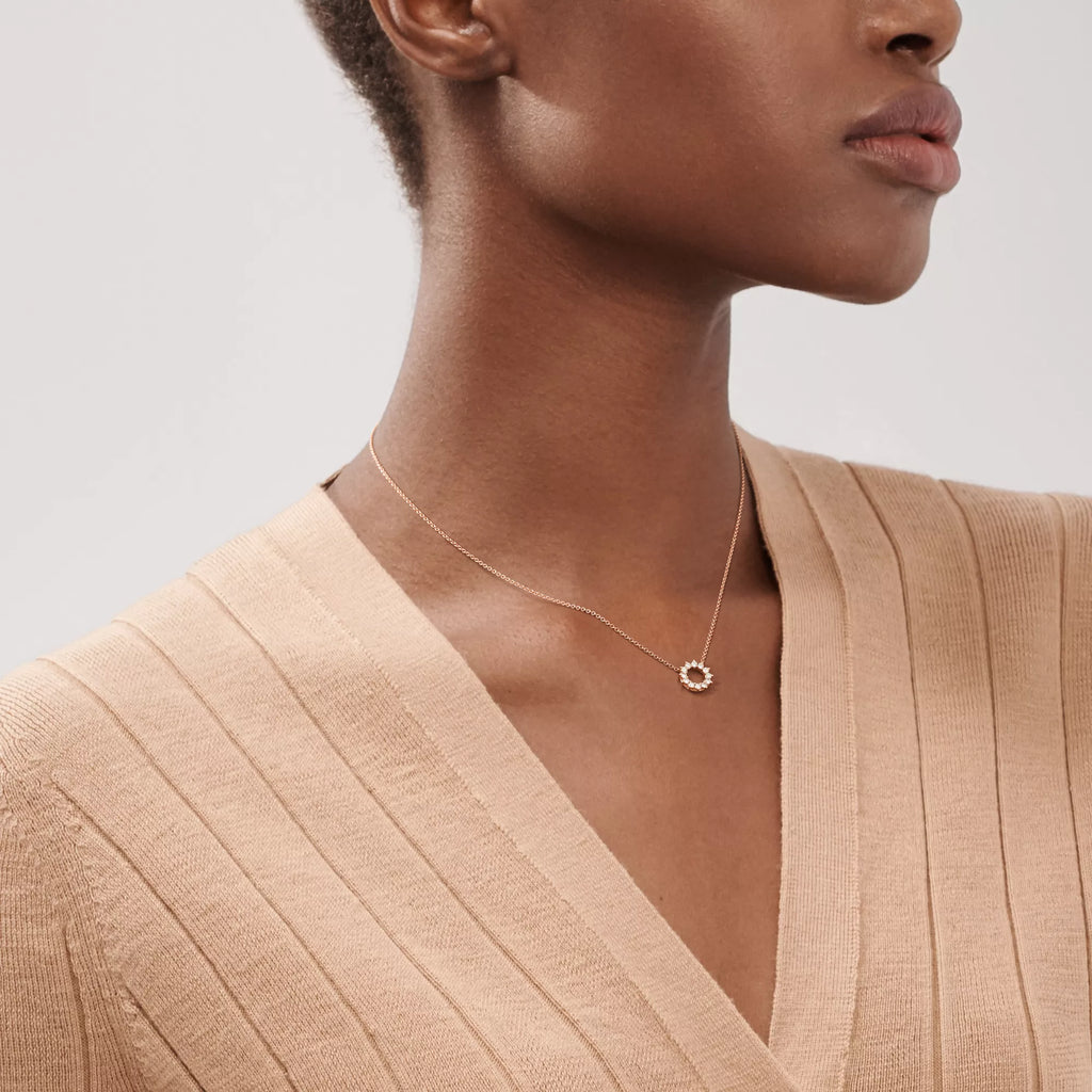 Carave Paris Eternal Circle Cluster Pendant Necklace