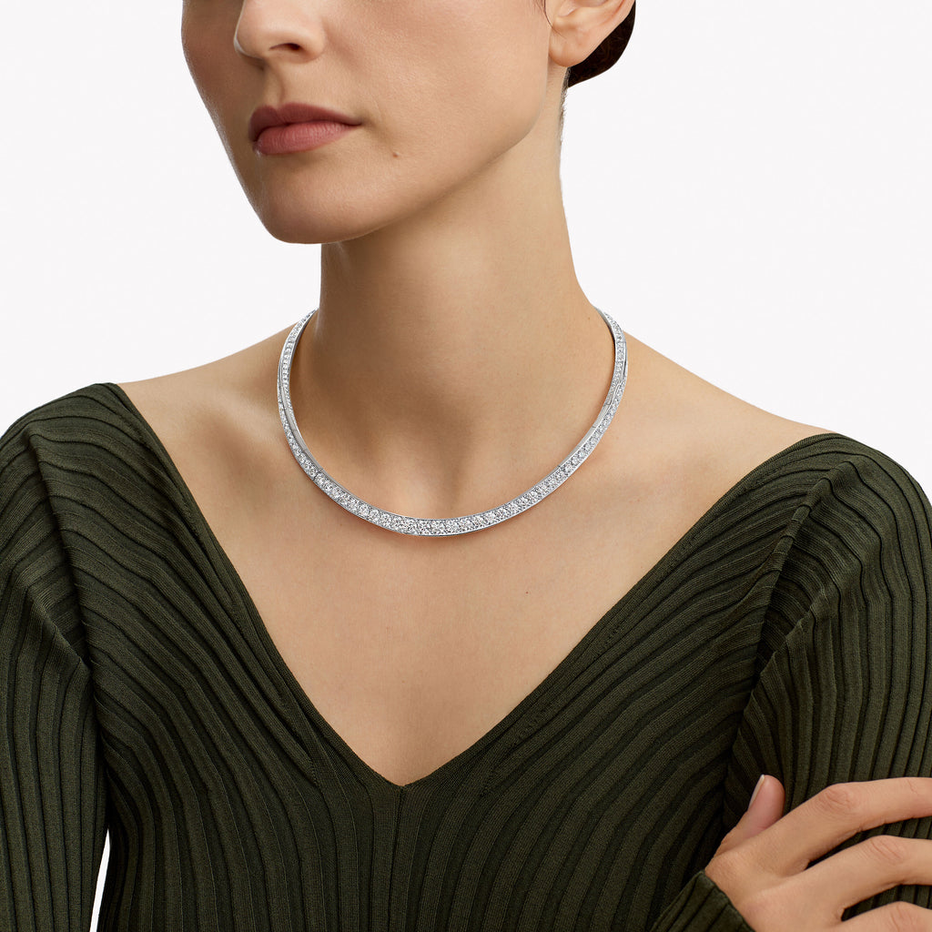 Carave Paris Eternal Round Diamond Collar Necklace