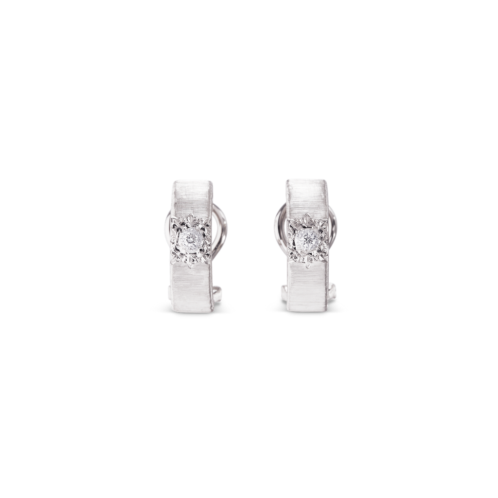 Carave Paris Étoile Solaire Diamond Huggie Earrings