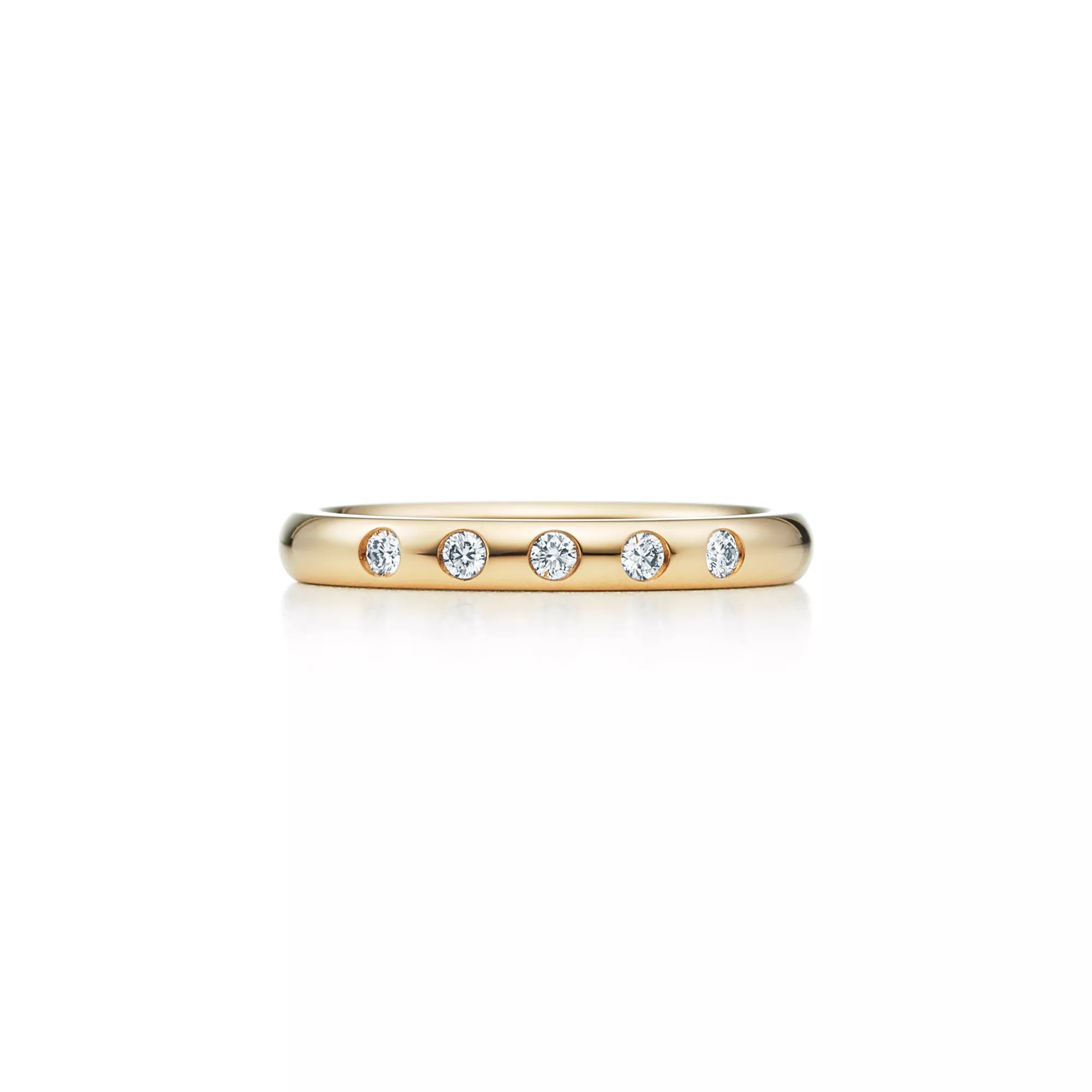 Carave Paris Five Diamond Bezel Set Band Ring