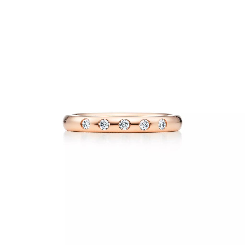 Carave Paris Five Diamond Bezel Set Band Ring