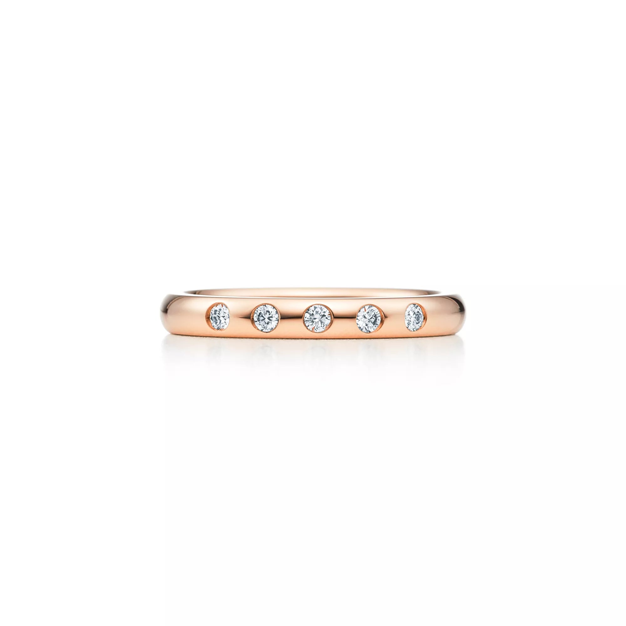 Carave Paris Five Diamond Bezel Set Band Ring