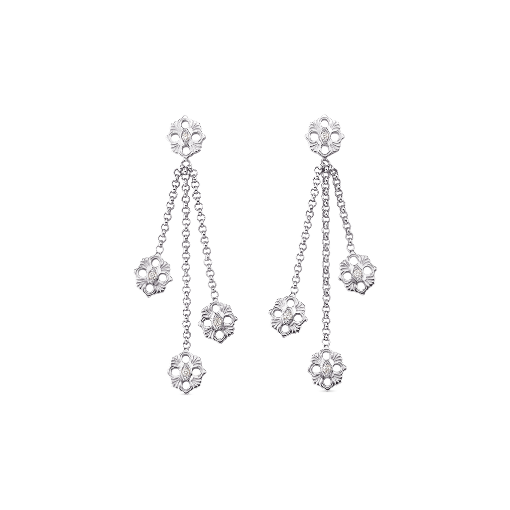 Carave Paris Fleur de Lune Cascade Diamond Earrings