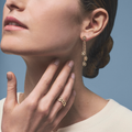 Carave Paris Fleur de Lune Cascade Diamond Earrings