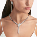 Carave Paris Floral Diamond Drop Earrings