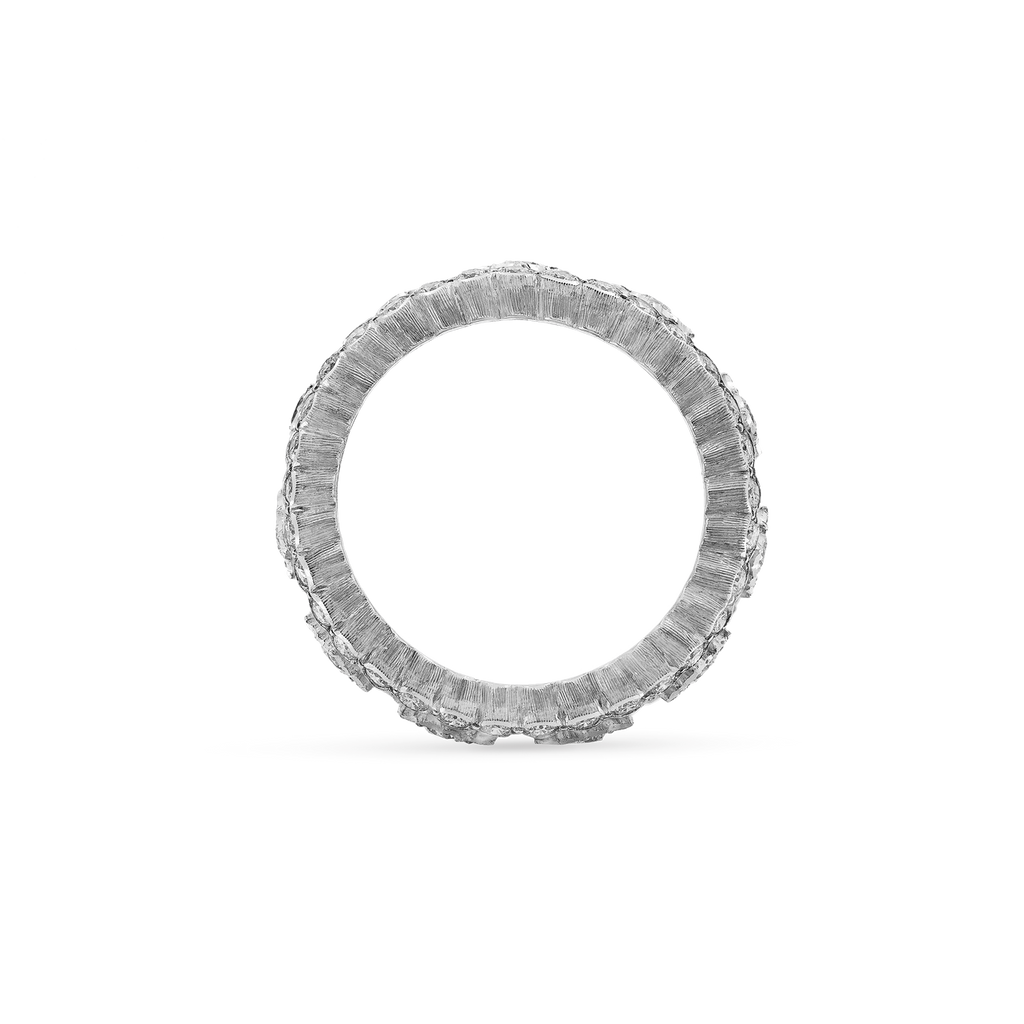Carave Paris Floral Diamond Eternity Band Ring