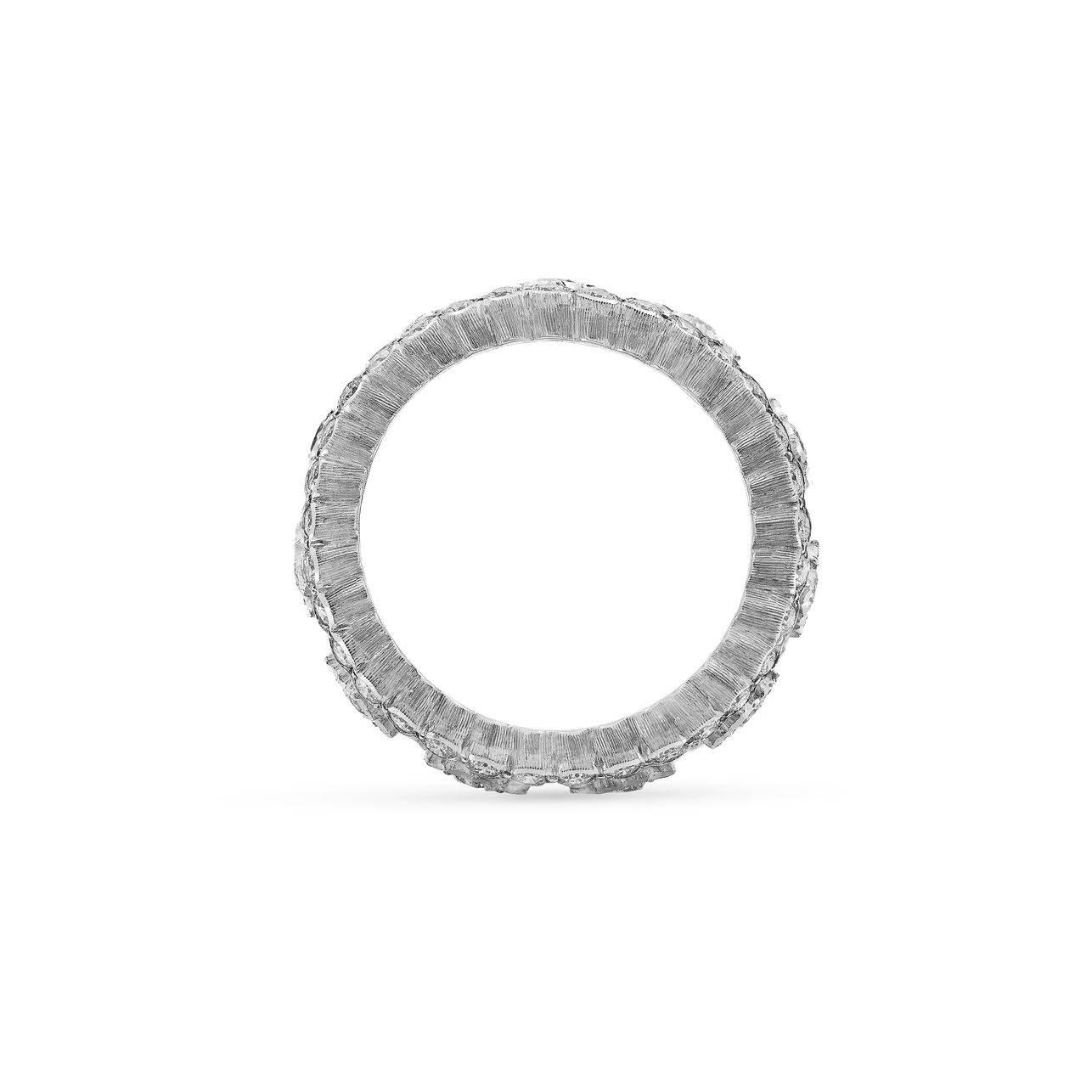 Carave Paris Floral Diamond Eternity Band Ring