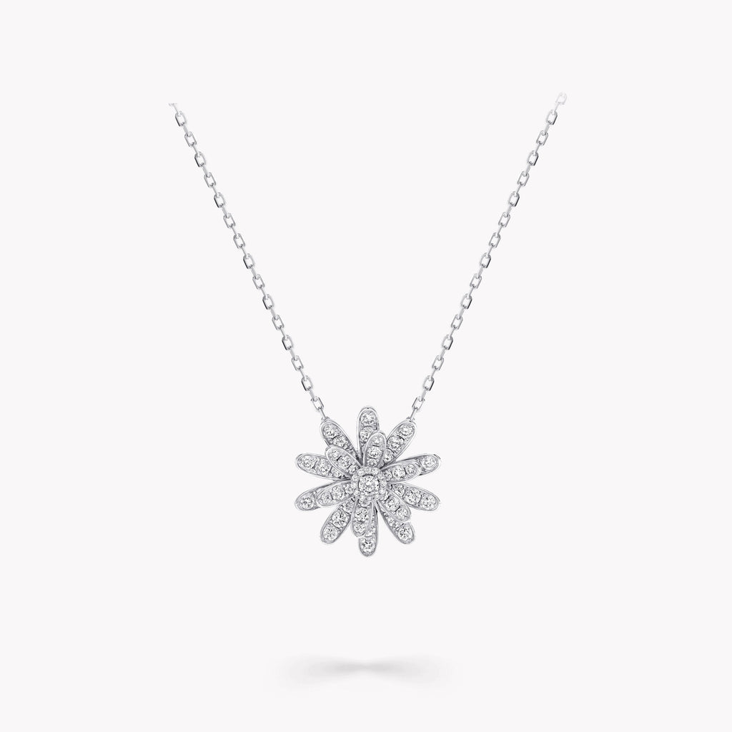 Carave Paris Floral Diamond Pendant Necklace