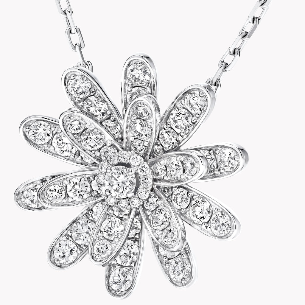 Carave Paris Floral Diamond Pendant Necklace
