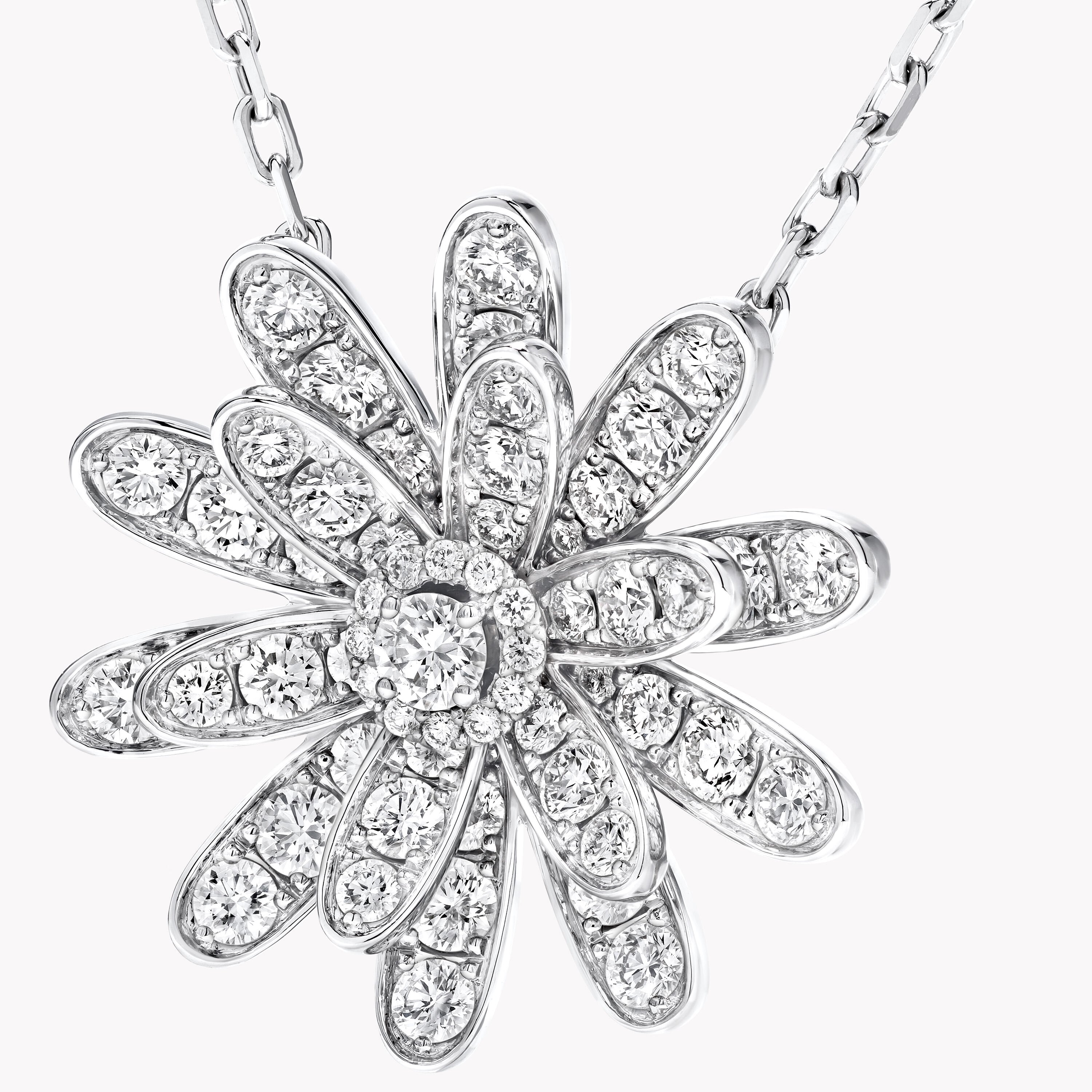 Carave Paris Floral Diamond Pendant Necklace