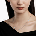 Carave Paris Floral Diamond Station Necklace