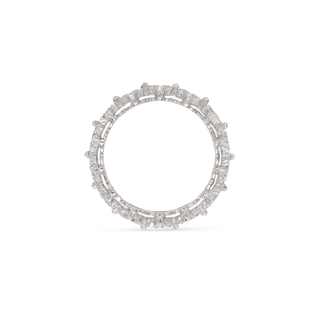 Carave Paris Floral Lattice Diamond Band Ring