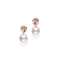 Carave Paris Floral Pearl Drop Earrings