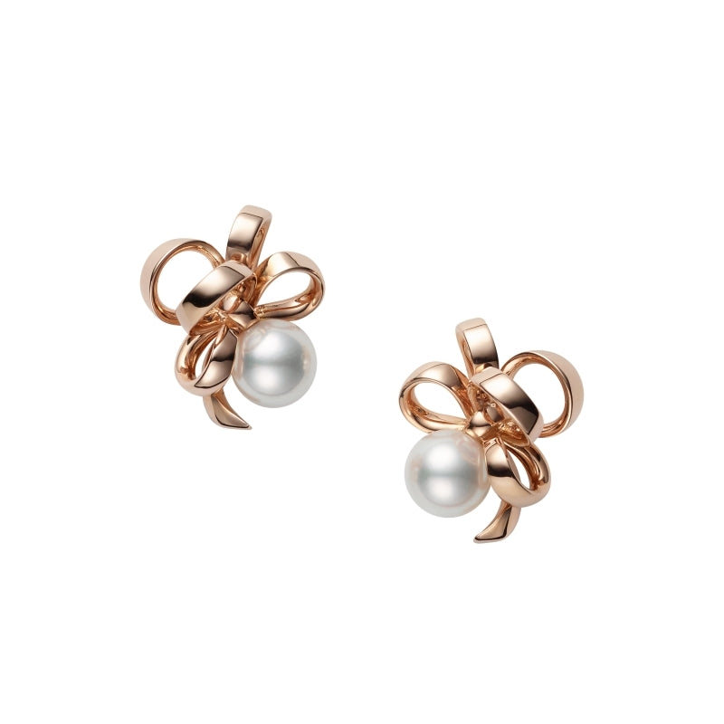 Carave Paris Floral Pearl Stud Earrings